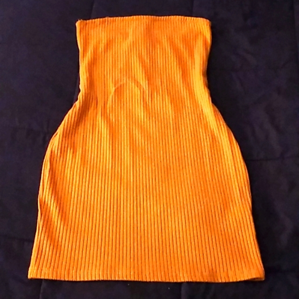 Burnt orange Urban Outfitters dress